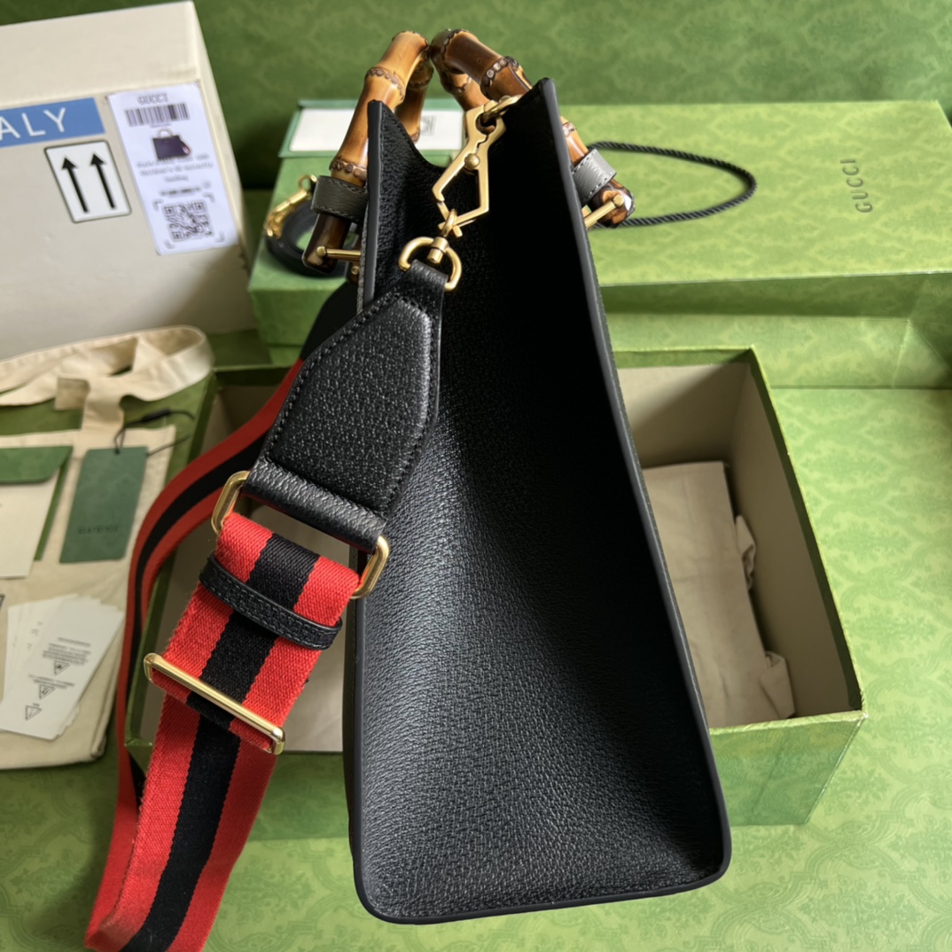 Gvc*1 diana medium tote bag black 678842 - 35 x 30 x 14cm