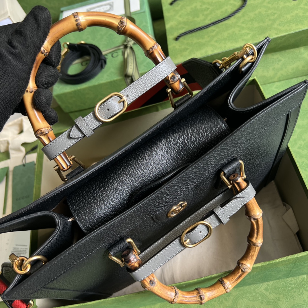 Gvc*1 diana medium tote bag black 678842 - 35 x 30 x 14cm