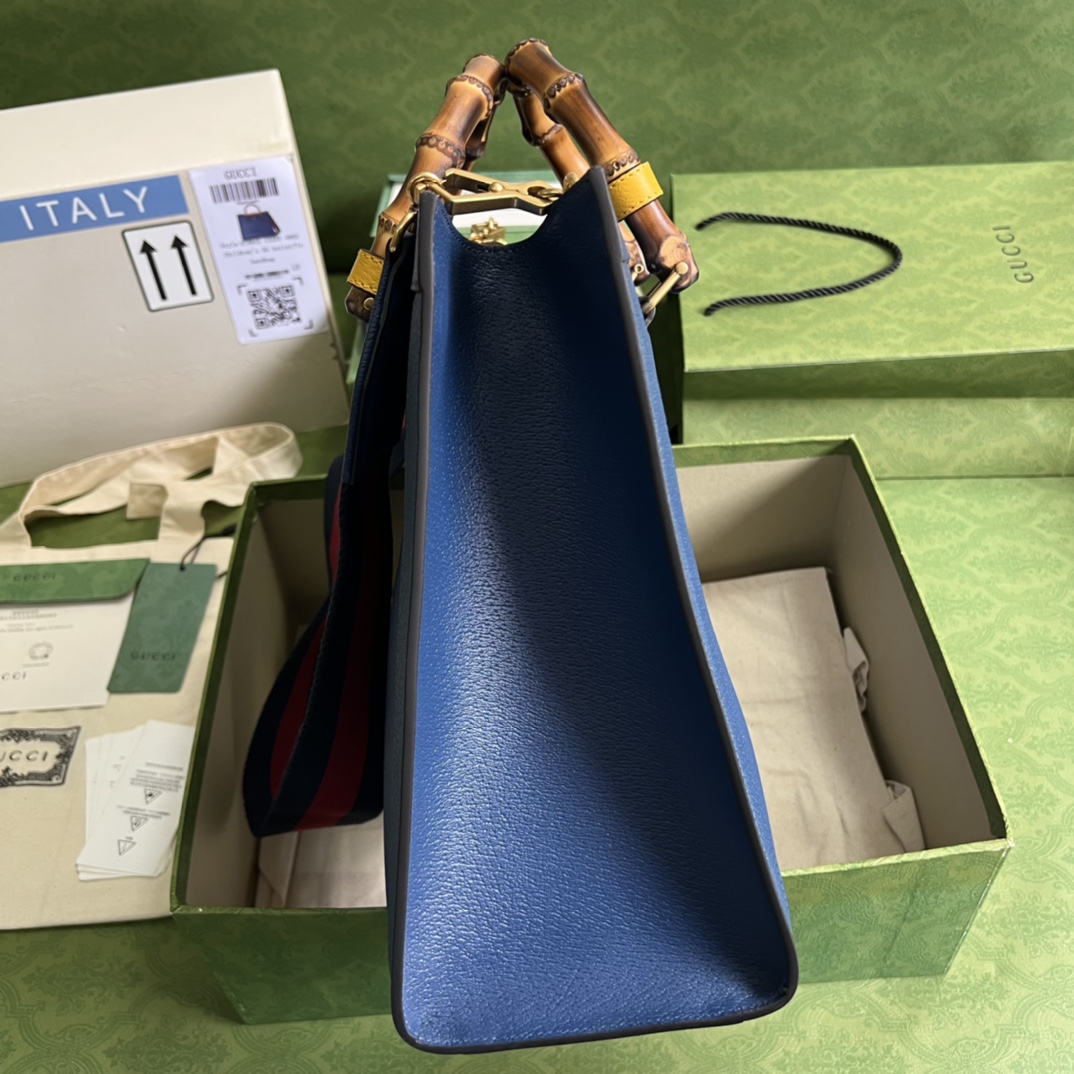 Gvc*1 diana medium tote bag blue 678842 - 35 x 30 x 14cm