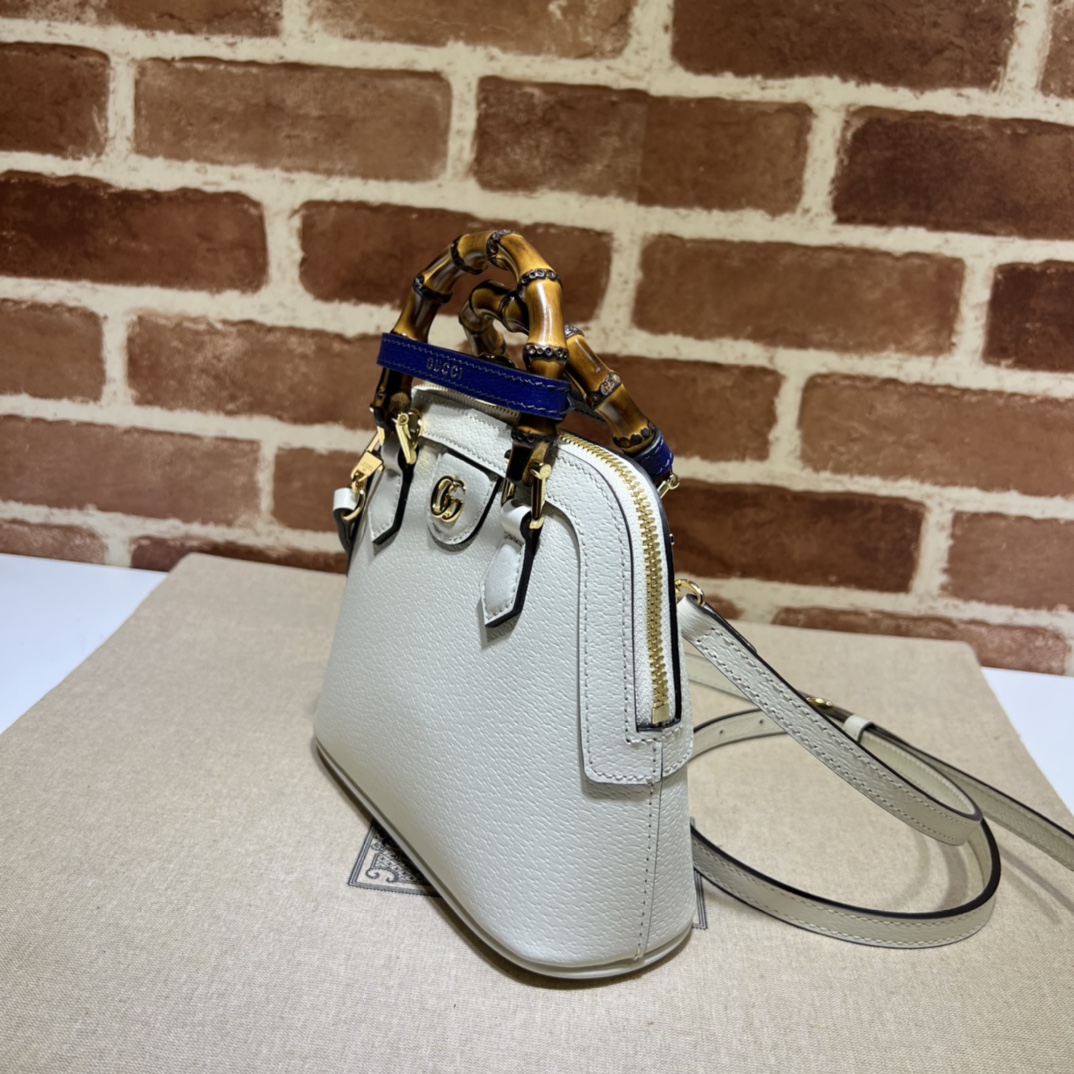 Gvc*1 diana mini tote bag  white 715775  - 20 x 16x 8.5cm