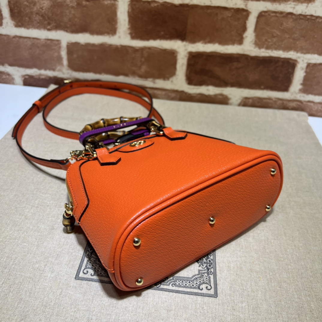 Gvc*1 diana mini tote bag orange 715775 - 20 x 16x 8.5cm