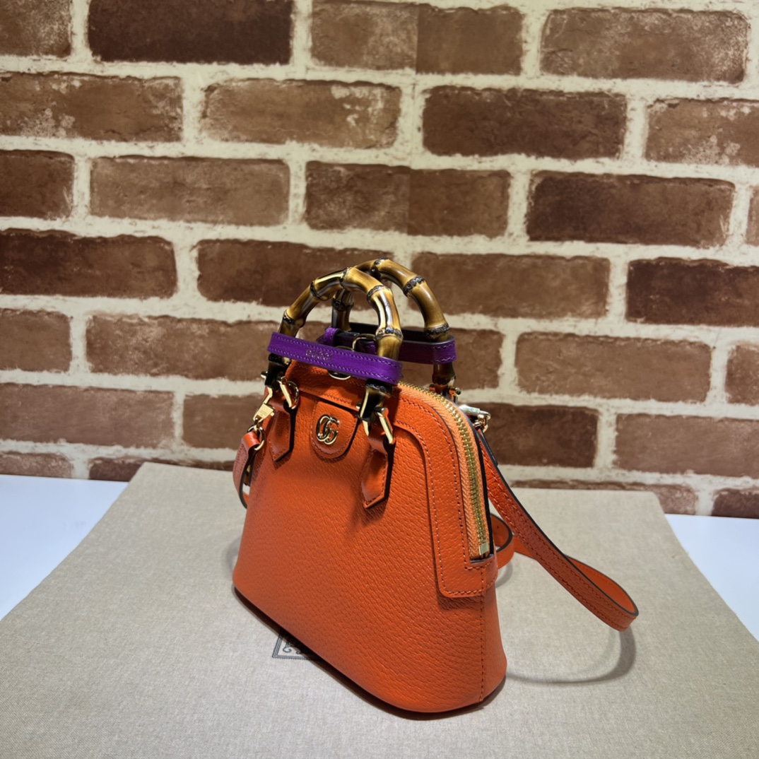 Gvc*1 diana mini tote bag orange 715775 - 20 x 16x 8.5cm
