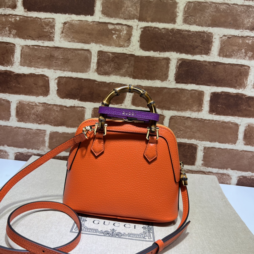 Gvc*1 diana mini tote bag orange 715775 - 20 x 16x 8.5cm