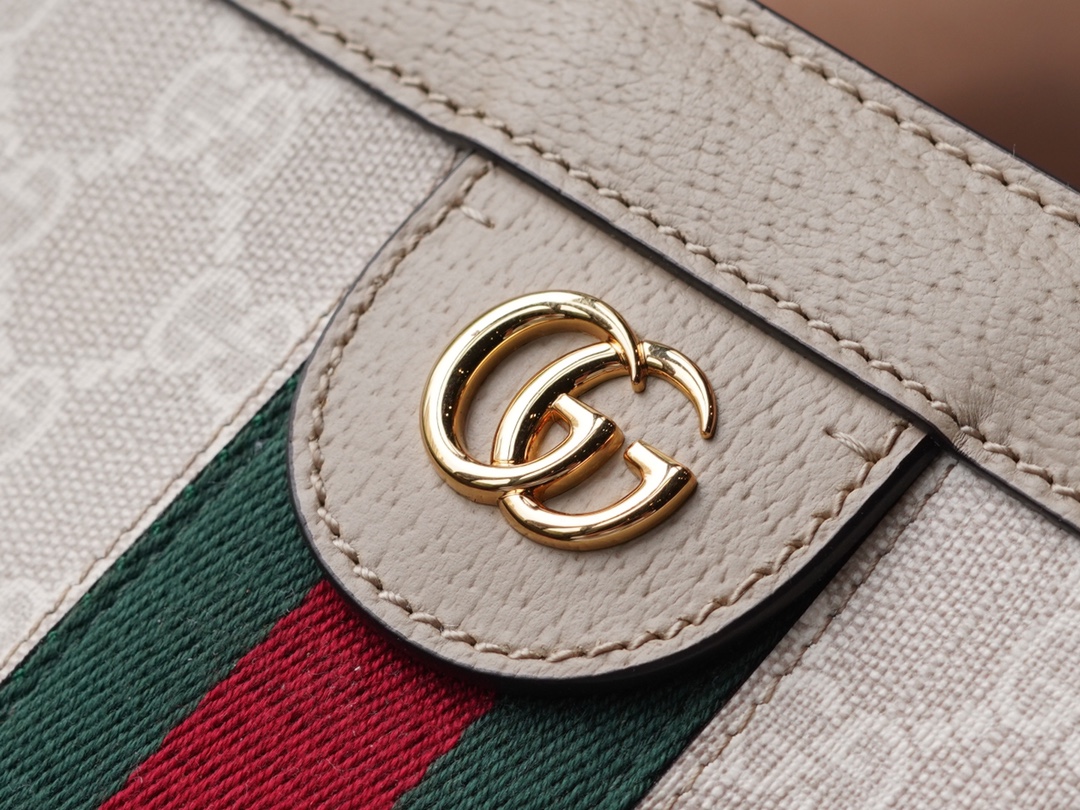 Gvc*1 ophidia gg small shoulder bag oatmeal leather 503877 - 26x17.5x8cm
