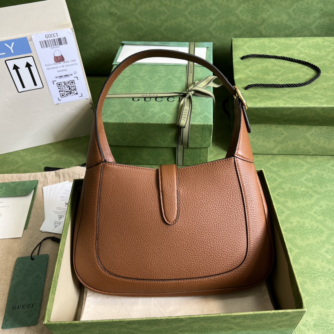 Gvc*1 jackie 1961 small natural grain bag brown 636709- 27.5 x 19 x 4cm