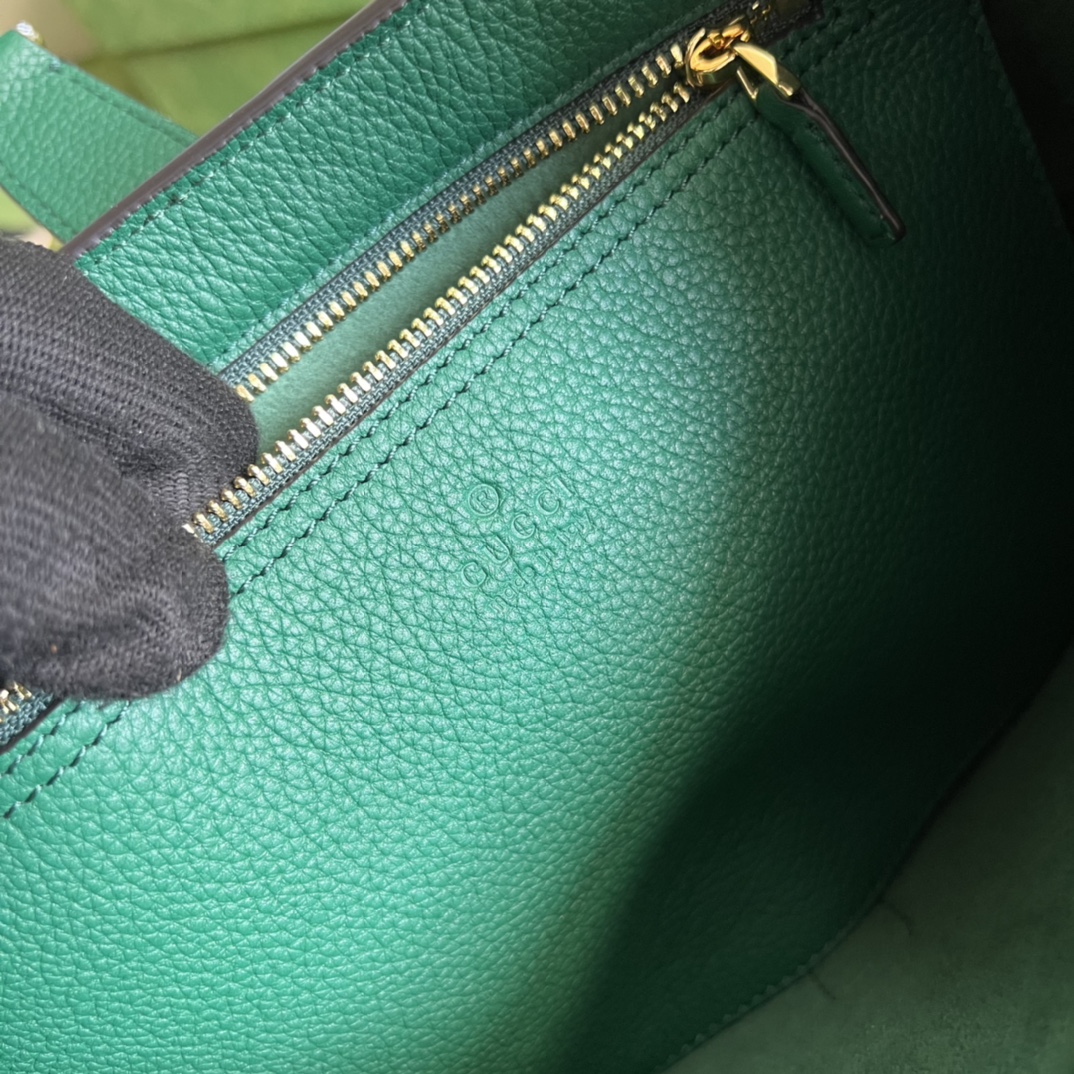 Gvc*1 jackie 1961 small natural grain bag green 636709- 27.5 x 19 x 4cm